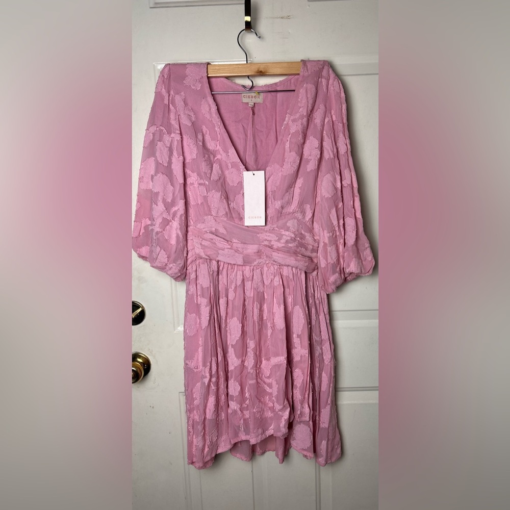 NWT CIEBON Pink dress Size S